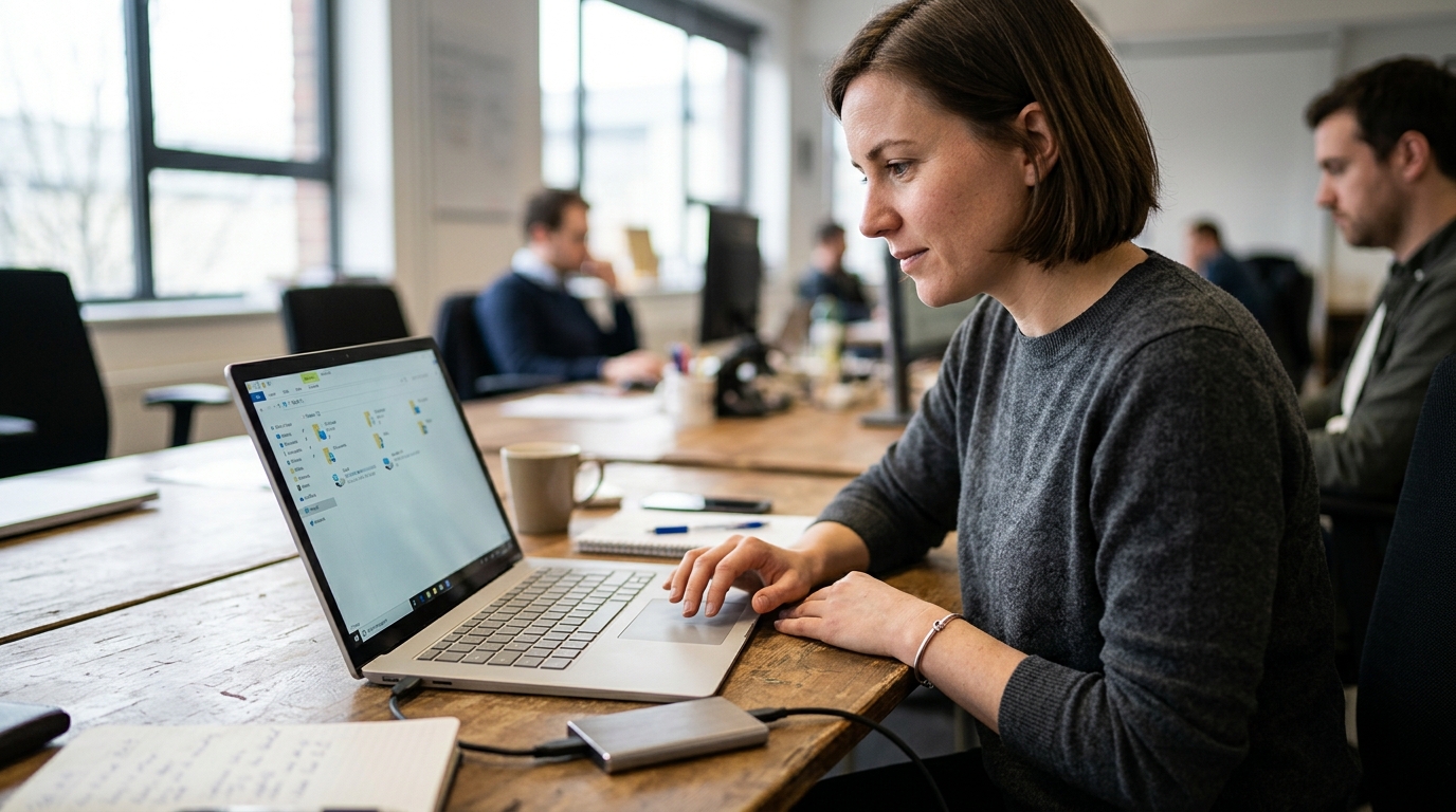 OneDrive Files On-Demand Trims 80 GB of Synced Photos From a Surface Laptop