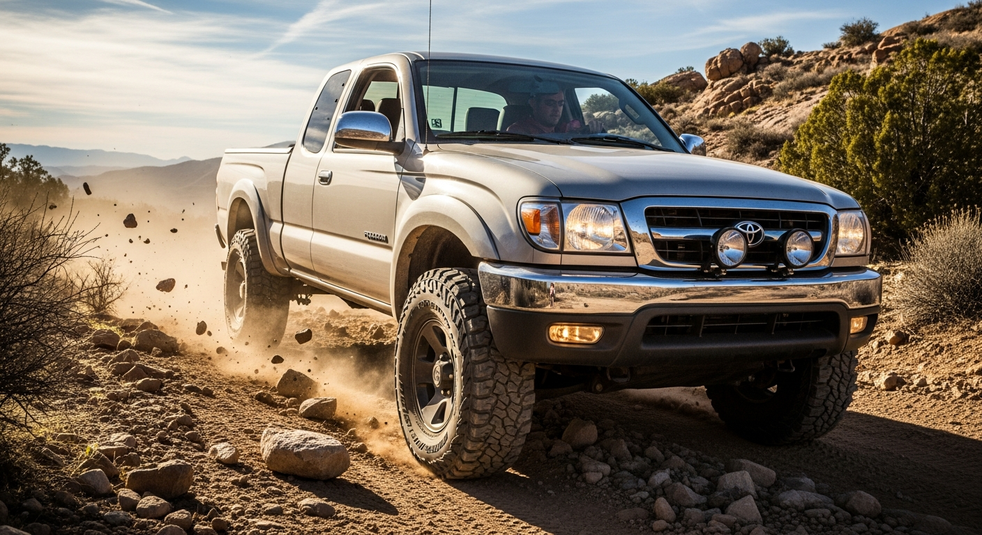 การขับขี่รถกระบะเกียร์ออโต้บนเส้นทางออฟโรด