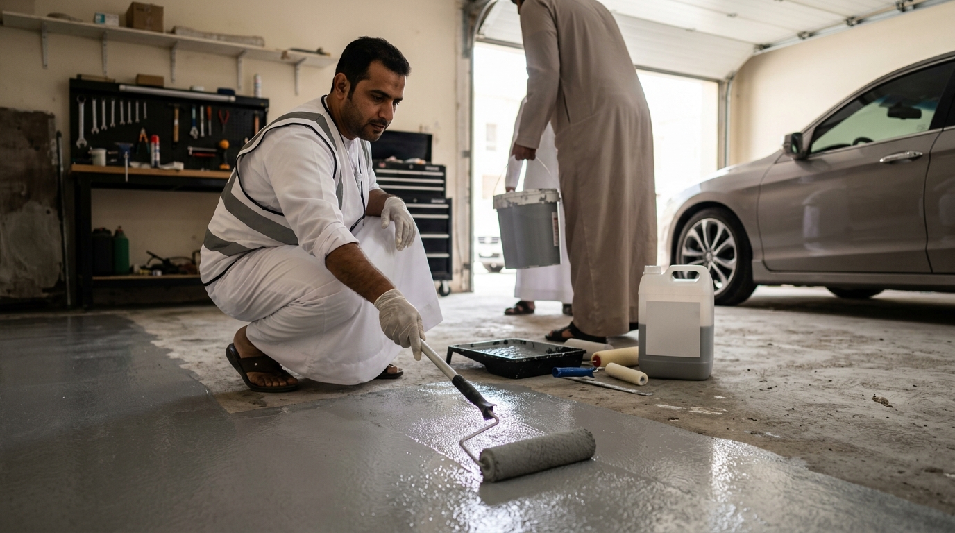 طرق صيانة وتحسين أرضية المرآب الخاص بك