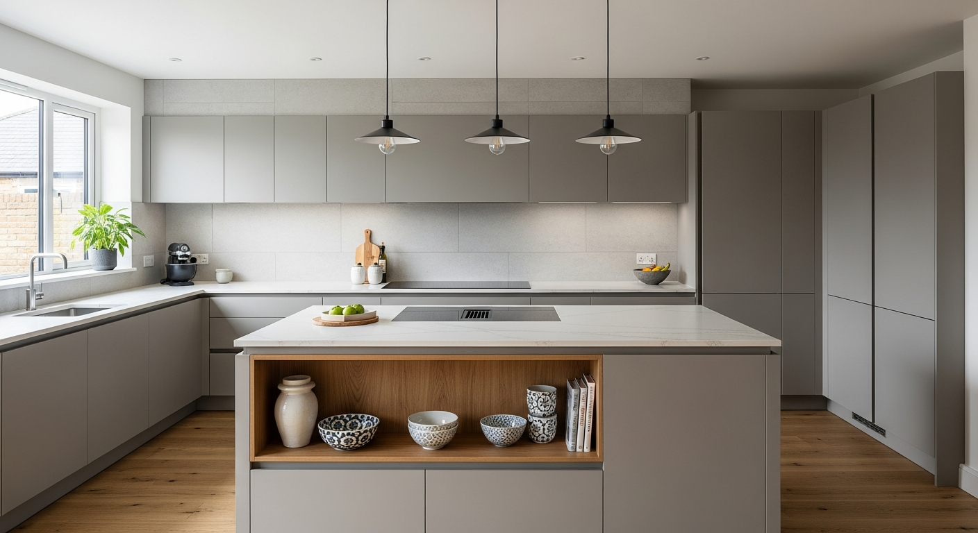 Μοντέρνα σχέδια για ντουλάπια κουζίνας