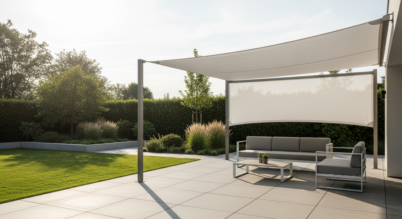 Flexibler Sonnenschutz für den Gartenbereich