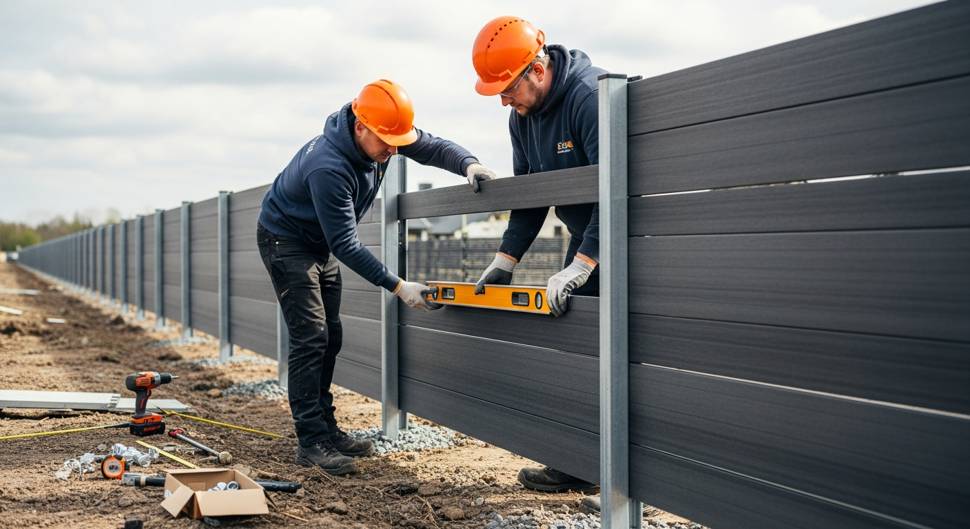 ลดค่าใช้จ่ายติดตั้งรั้วสำเร็จรูปด้วยเทคนิคใหม่