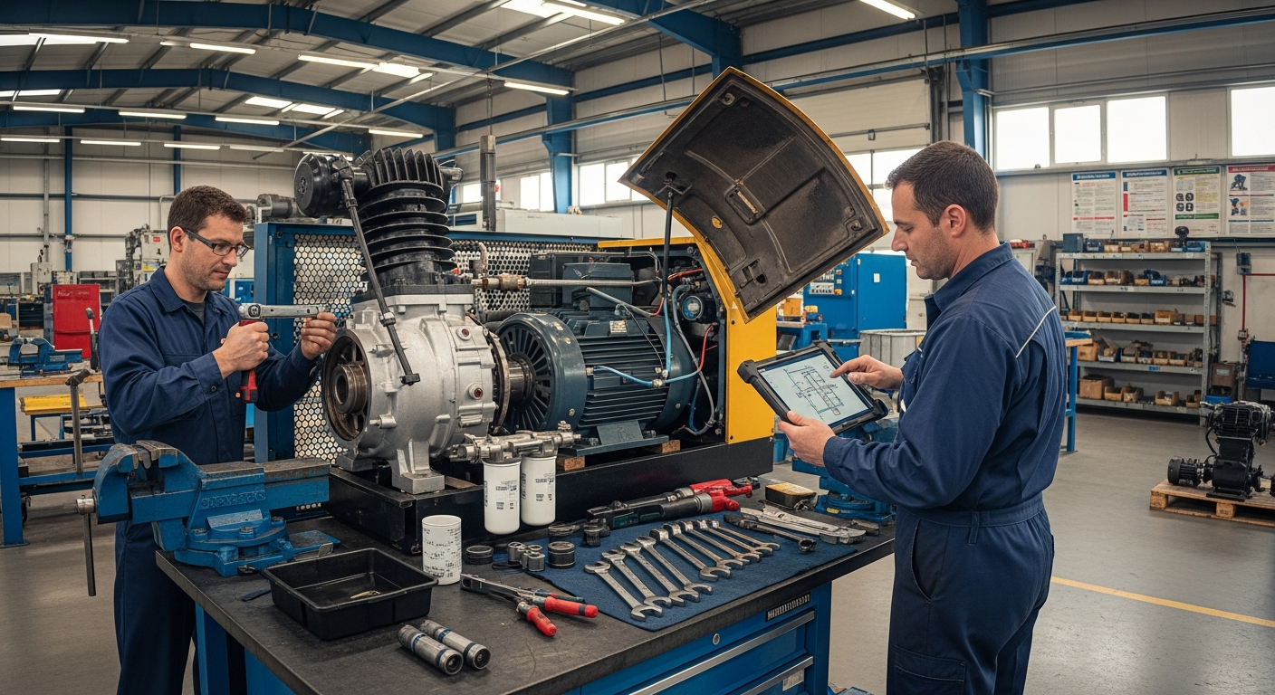 Συντήρηση Συμπιεστών Αέρα: Συμβουλές για Μακροζωία