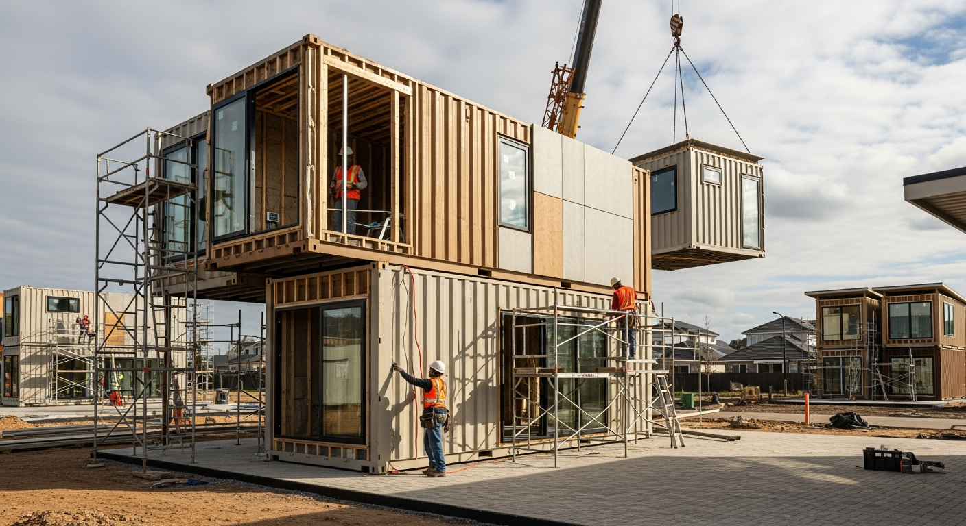 Innovatív építkezés: Négyévszakos konténerházak