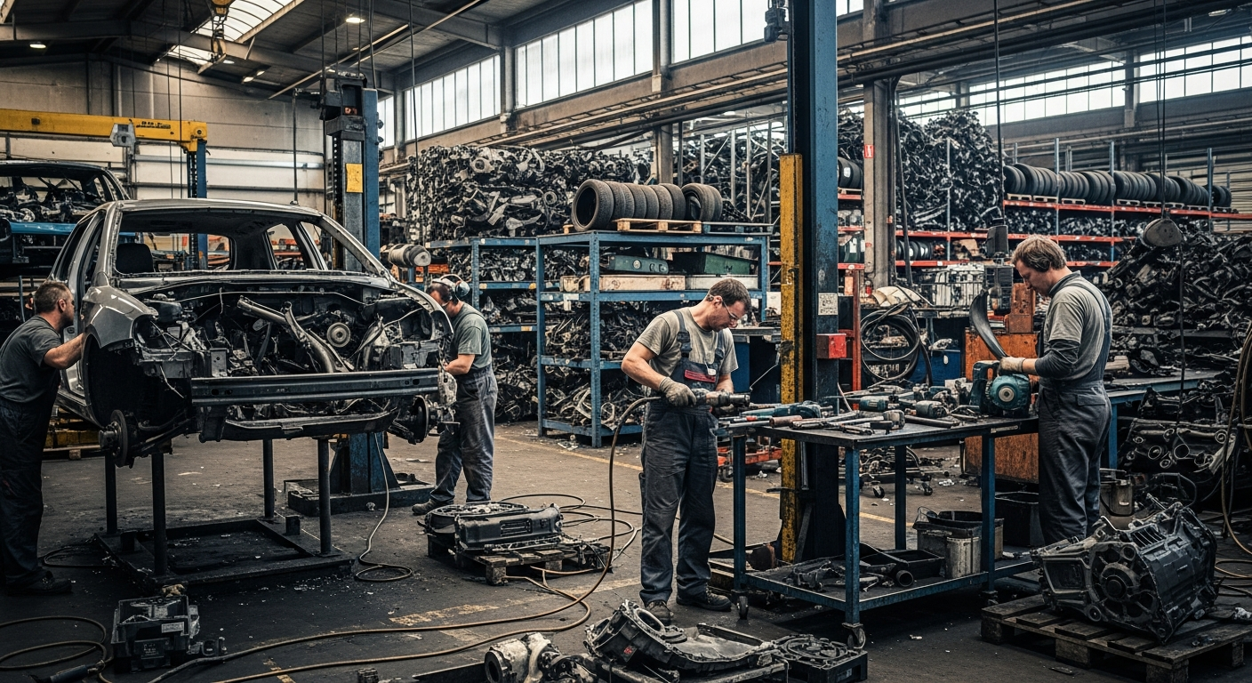 車両廃棄の環境負荷を軽減