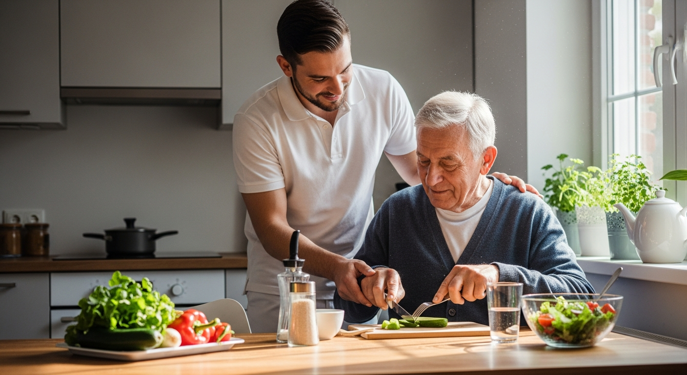 Pomoc s každodenními činnostmi pro seniory