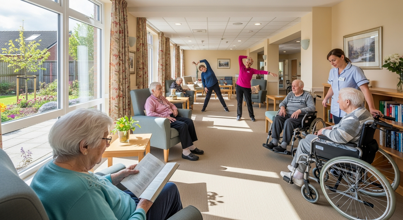 رعاية كبار السن والمرافق المتخصصة