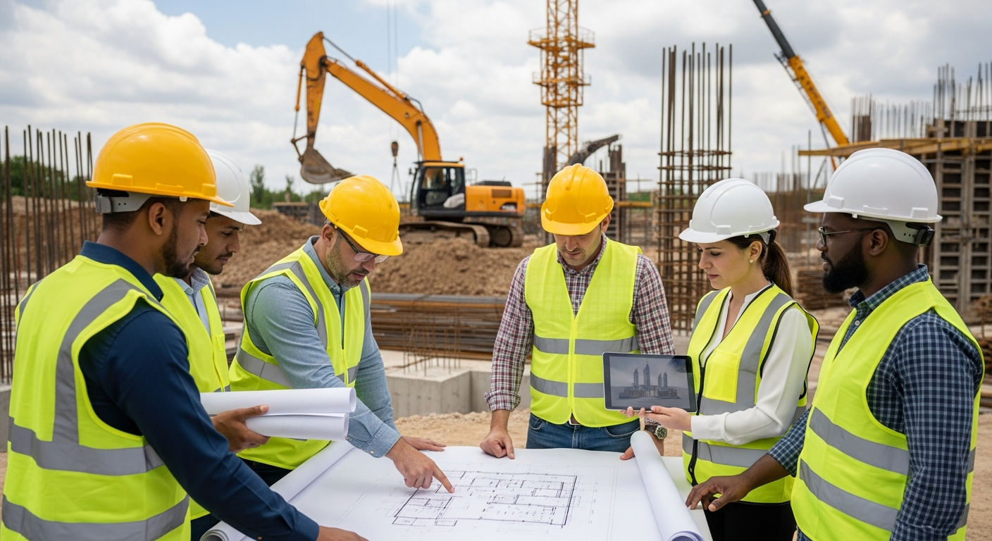 Från planering till färdigställd konstruktion