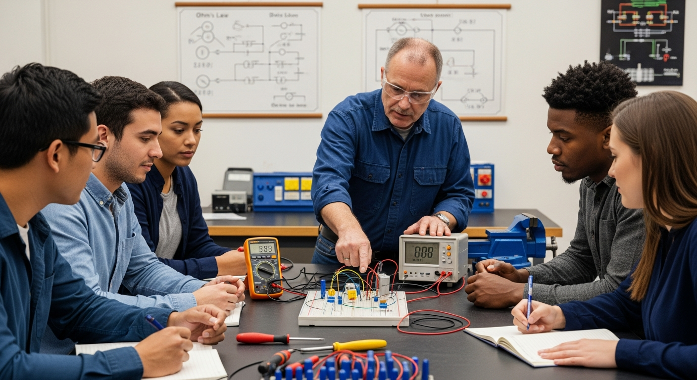 Få grunnleggende kunnskap om elektrisitet