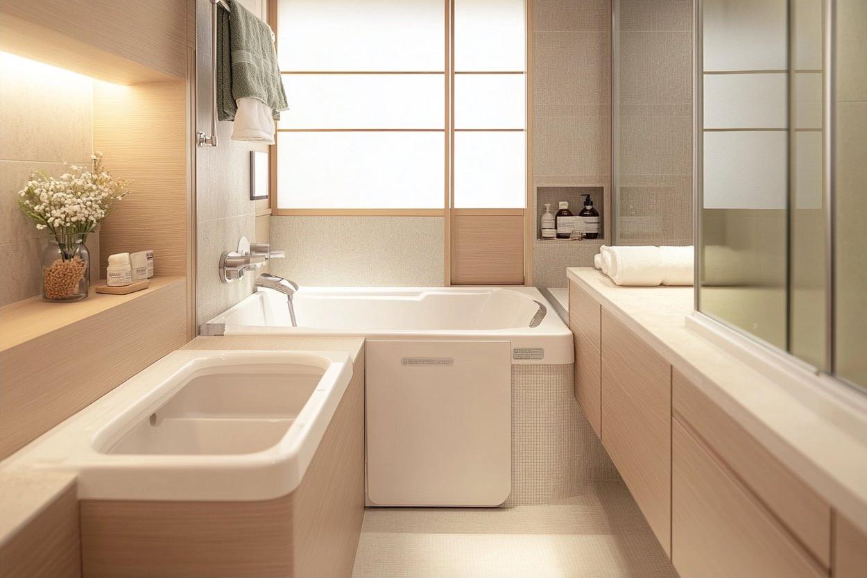 Tận Hưởng Không Gian Phòng Tắm Hiện Đại với Thiết Bị Vệ Sinh Cao Cấp