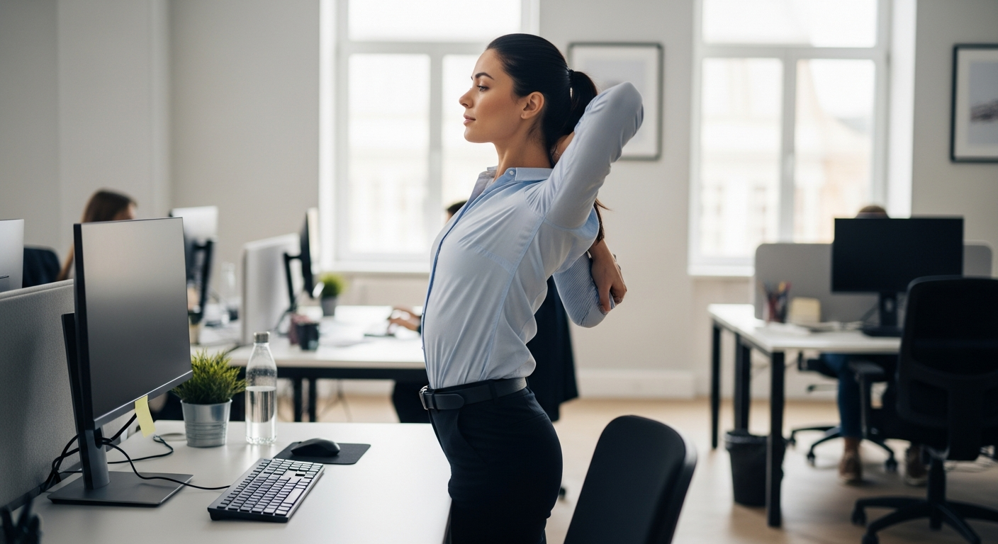 针对久坐族群的体态改善建议