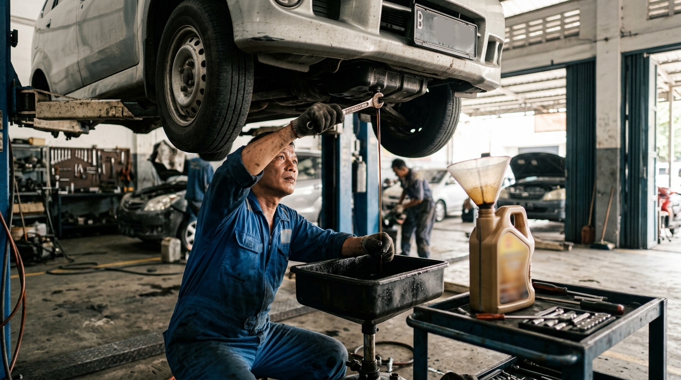 Pentingnya Mengganti Cairan Pelumas Mobil