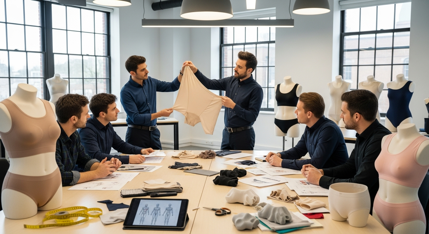 Ergonomische Gestaltung von Unterwäschemodellen