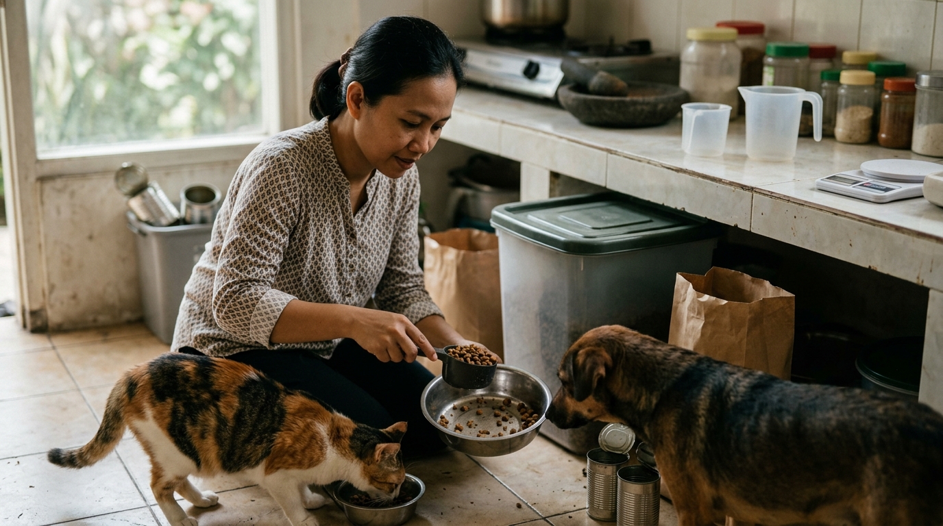 Cara Memilih Asupan Harian untuk Kucing dan Anjing