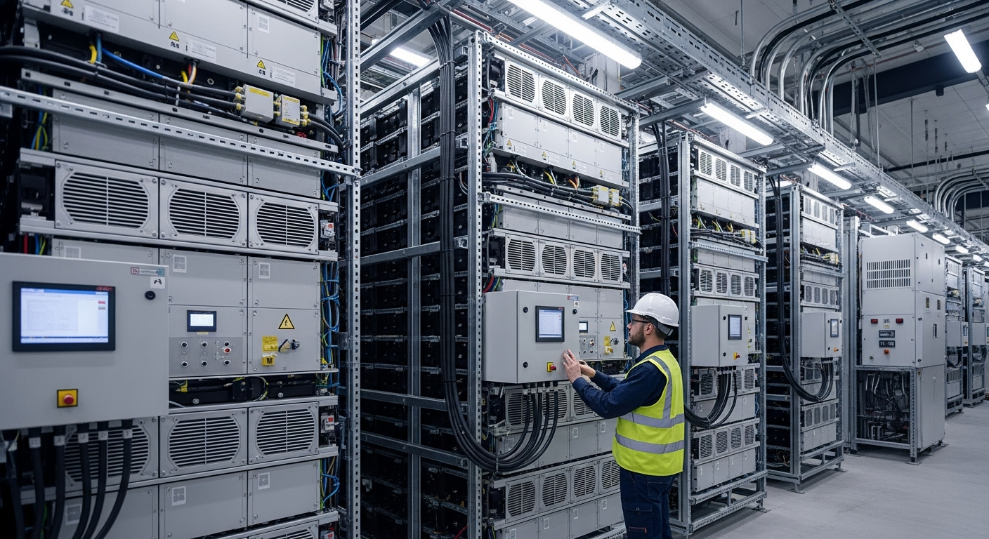 كيف تعزز أنظمة البطاريات استقرار الطاقة