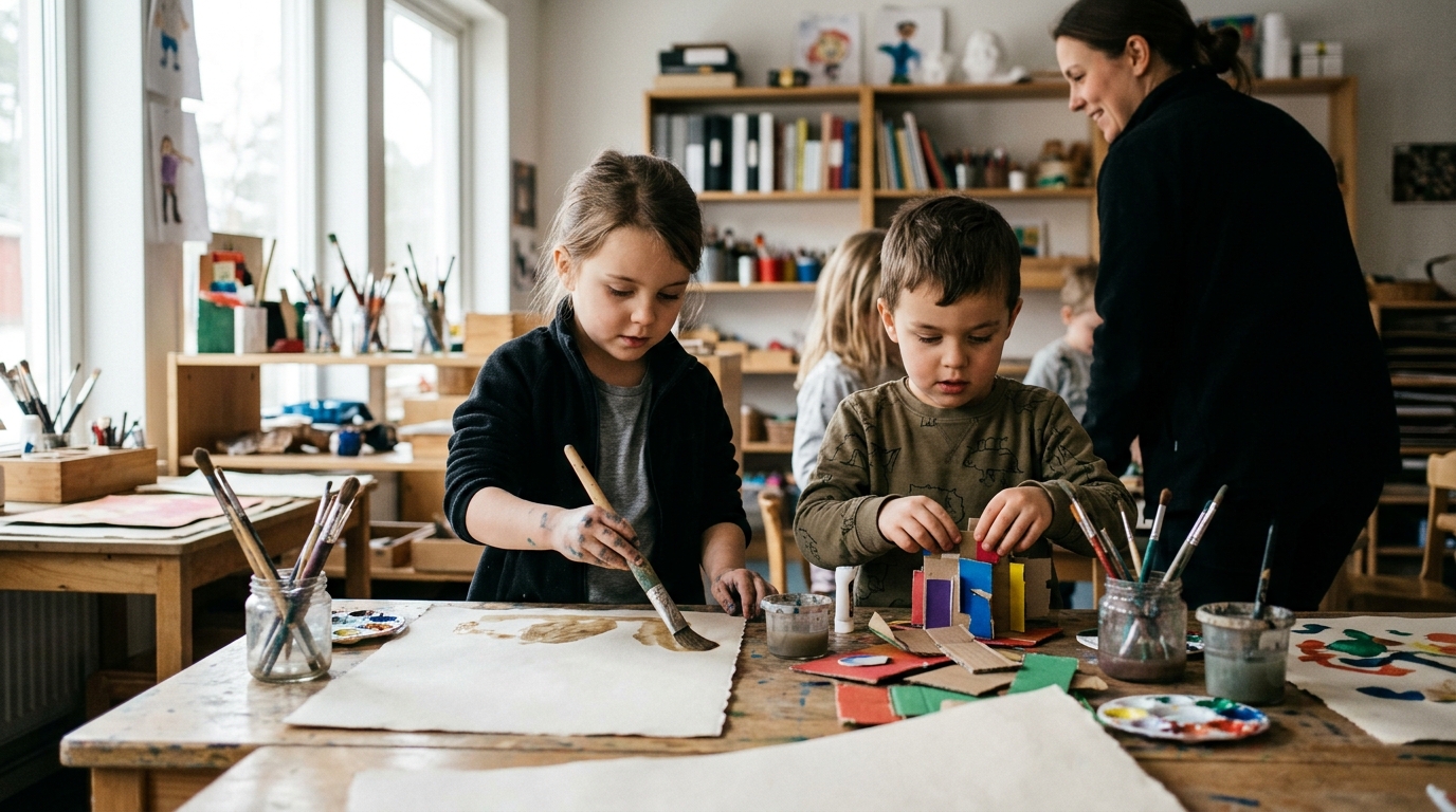 Hur pedagogik utvecklar barns kreativitet