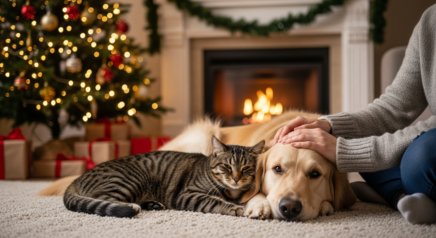 Furry Friends and Festive Calm: How Pets Enhance Human Well-being During Christmas