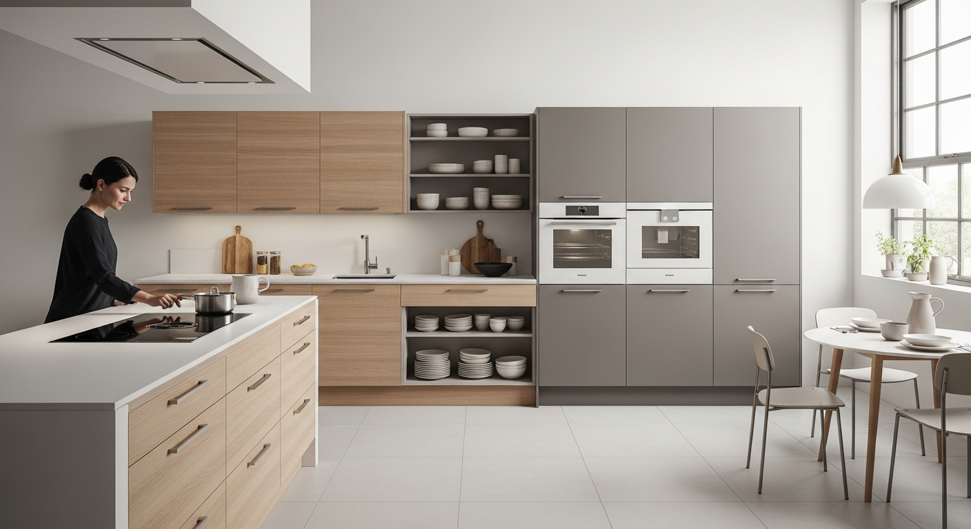 Ευέλικτες διατάξεις κουζίνας για κάθε σπίτι.