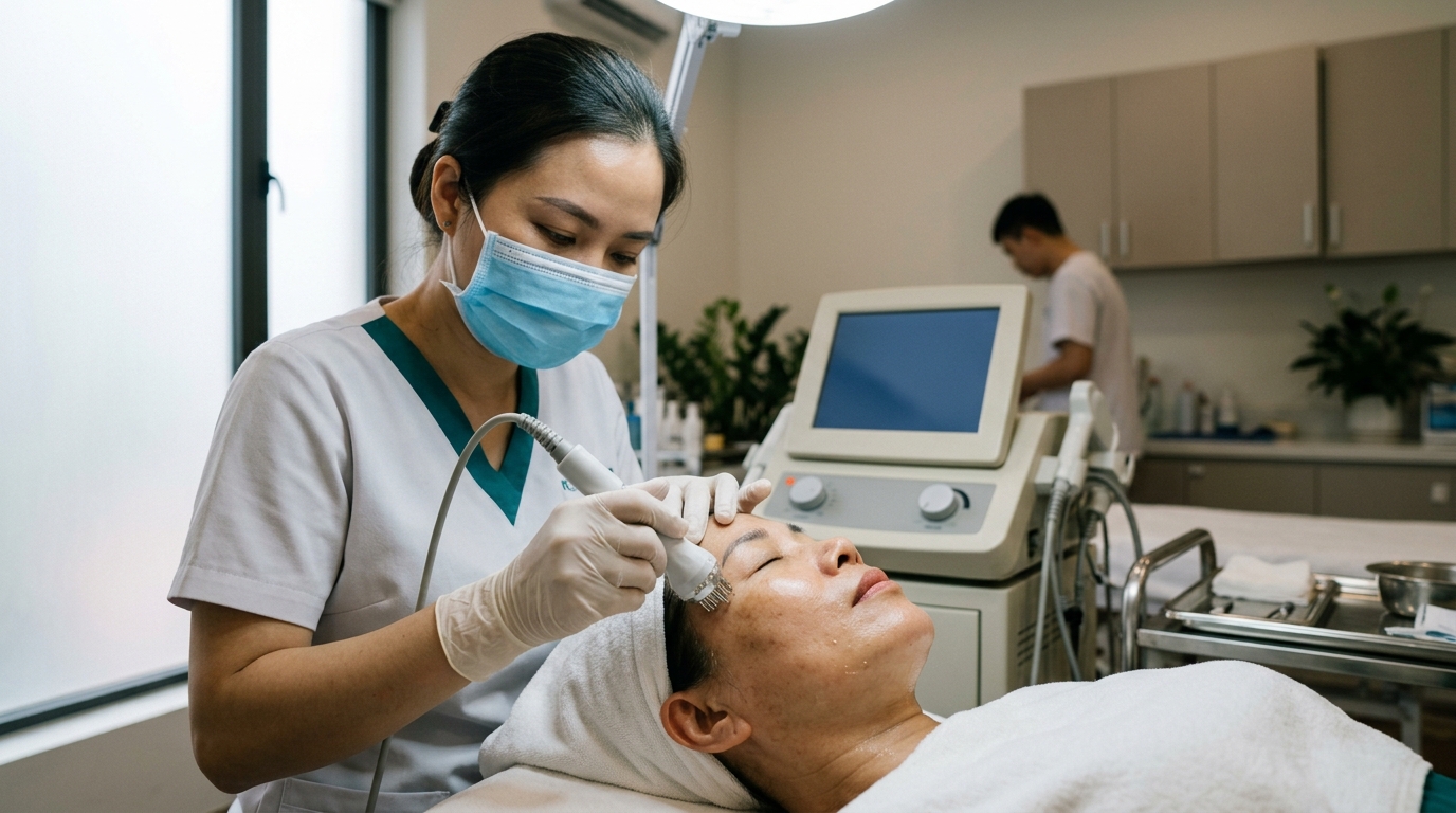 Quy trình phục hồi độ săn chắc da an toàn