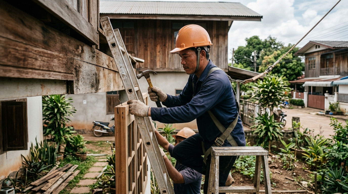 ການບຳລຸງຮັກສາໂຄງສ້າງທີ່ຢູ່ອາໄສ