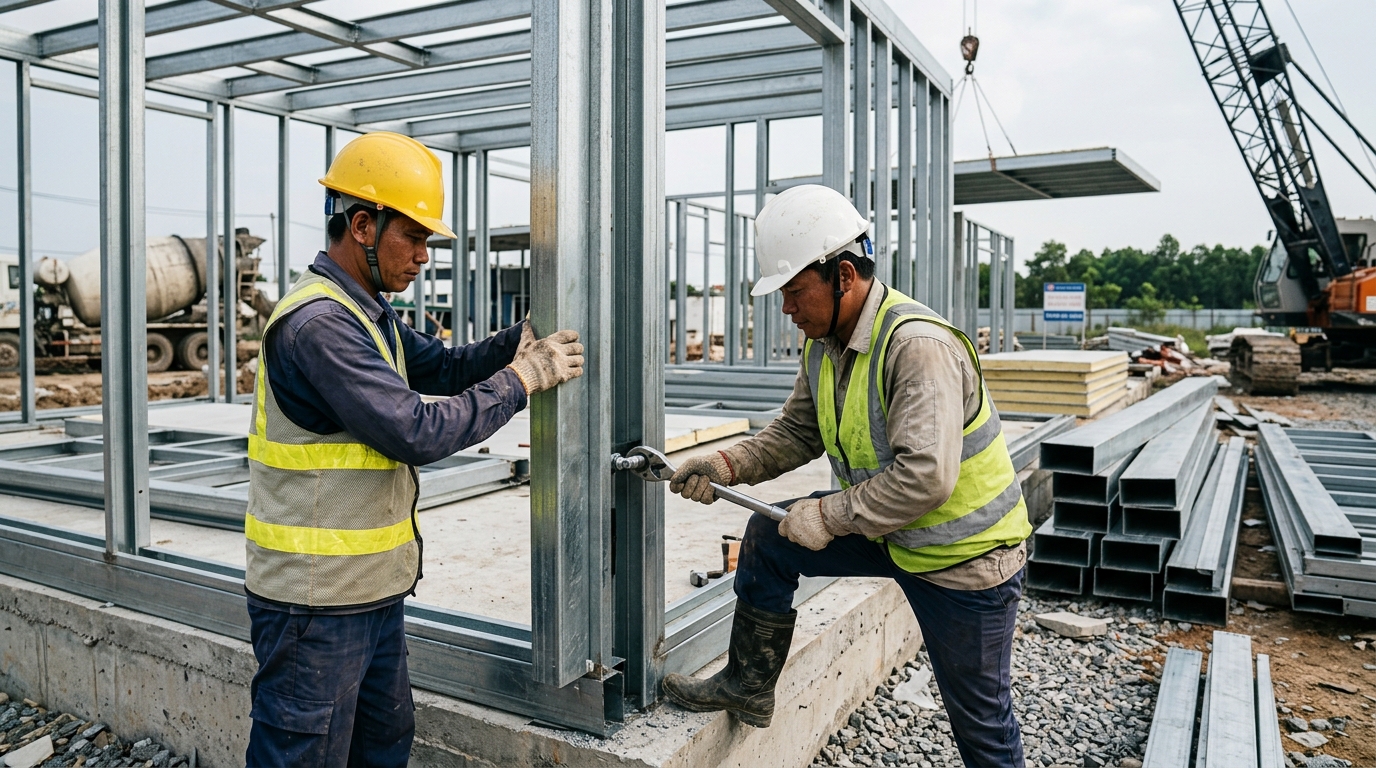 Quy Trình Thiết Kế Và Lắp Dựng Nhà Lắp Ghép