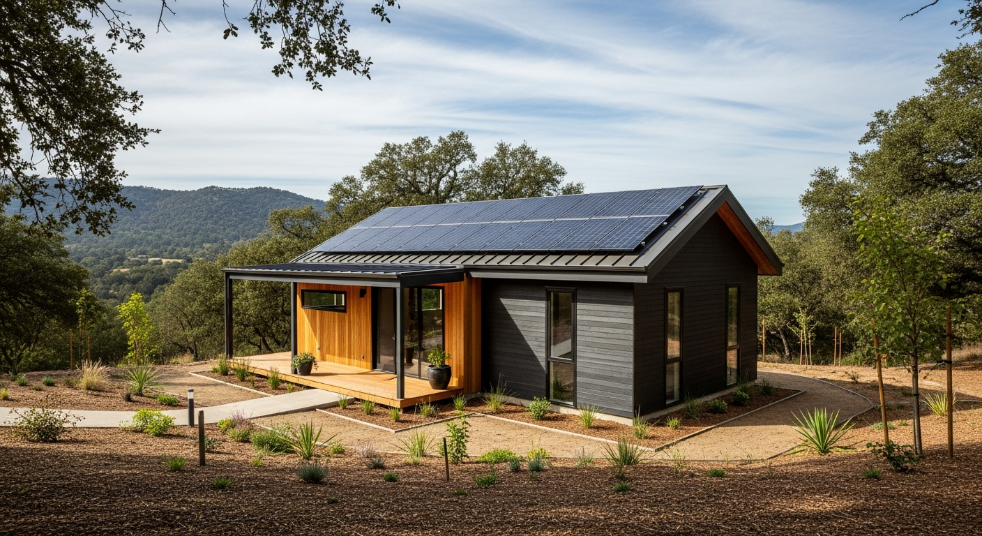 บ้านขนาดเล็กพร้อมพลังงานสะอาด: วิถีชีวิตยุคใหม่