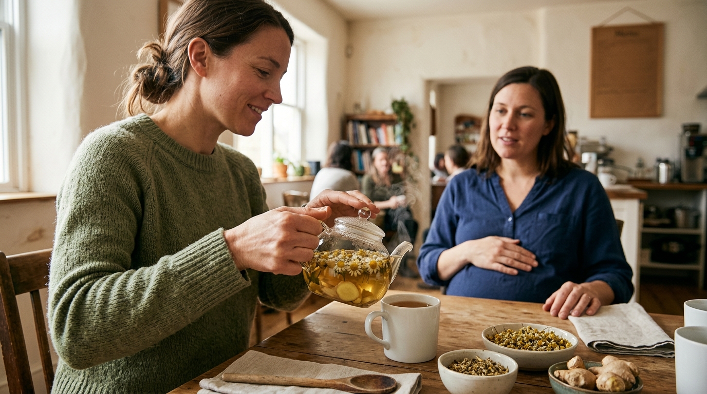 Calming Elixirs: Herbal Teas and Adaptogens to Support Maternal Wellness