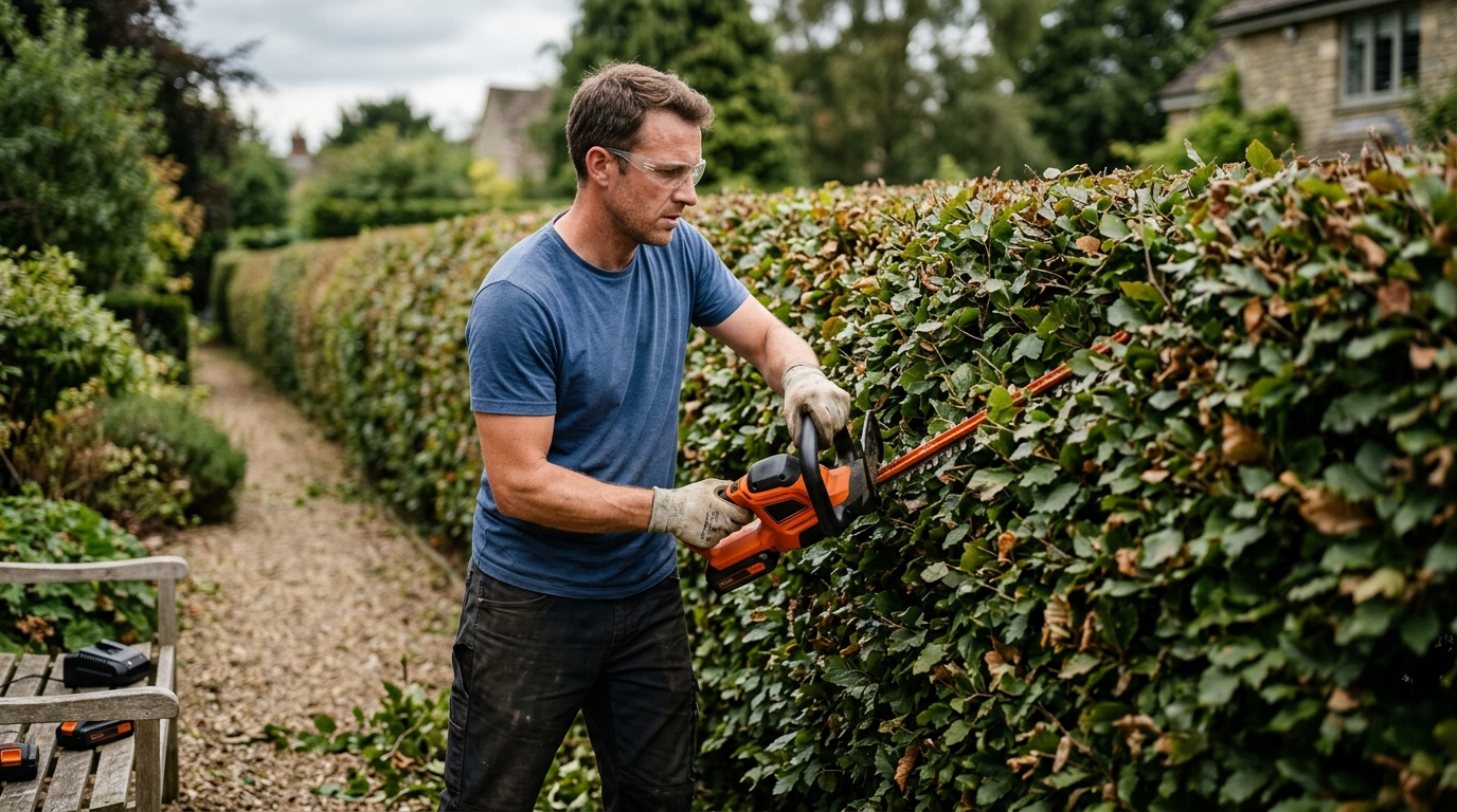 Stihl HSA 40 vs Bosch EasyHedgeCut for Trimming a 20-Metre Beech Hedge