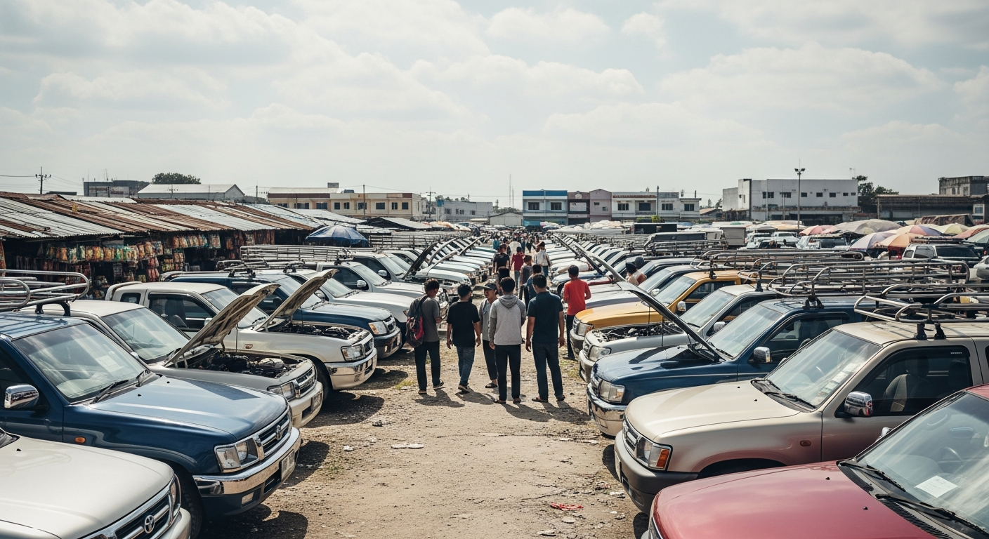 เข้าใจตลาดรถกระบะราคาเป็นมิตรในแต่ละภูมิภาค