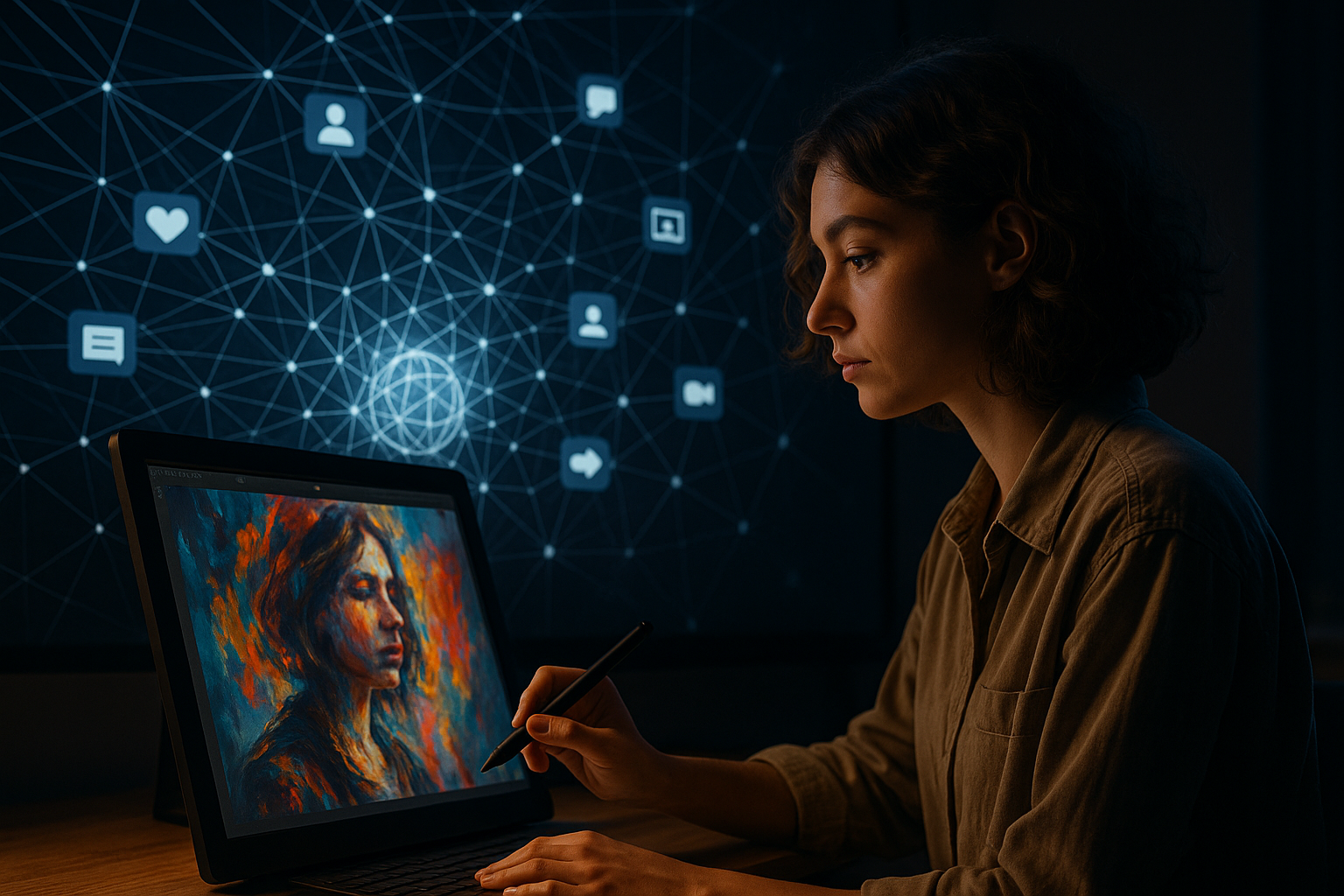 Intricate Webs of Influence: Unraveling the Role of Social Media in Shaping Modern Art