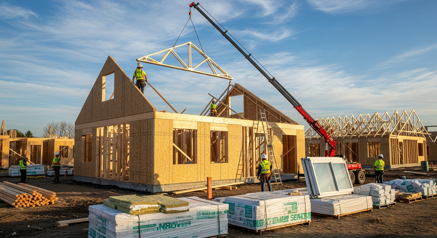 แนวคิดการก่อสร้างบ้านสำเร็จรูปชั้นเดียวในระดับสากล