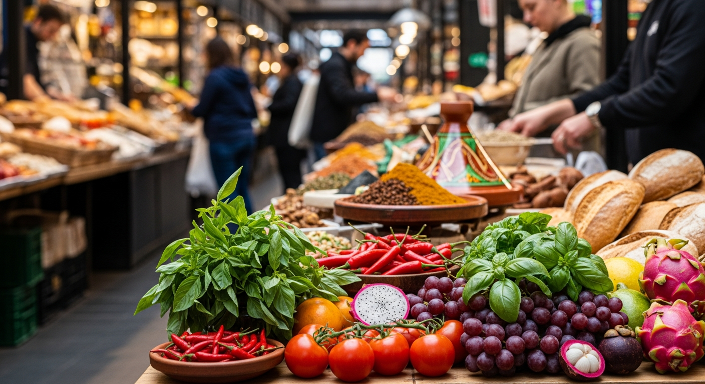 Diverse Eating Habits Across Continents