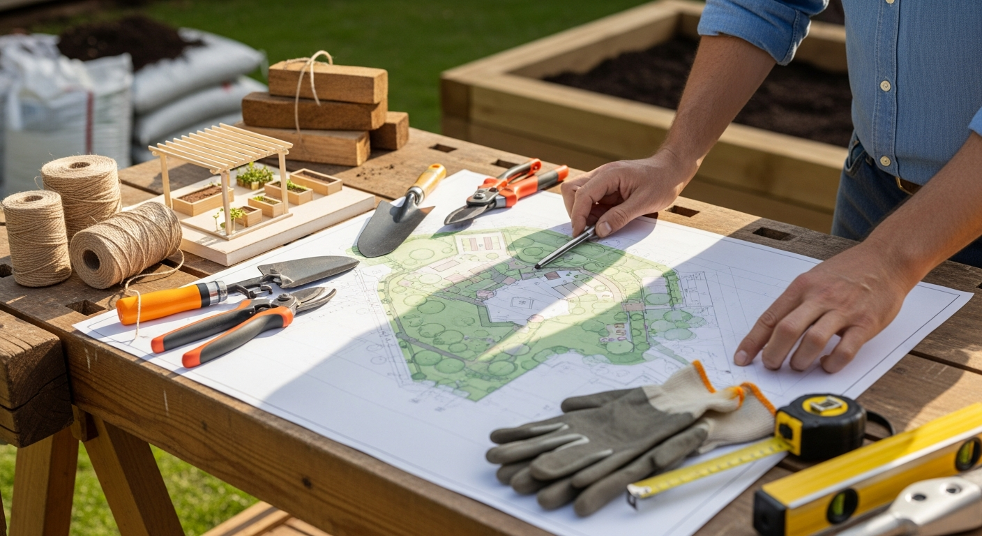 Gartenprojekte effizient gestalten