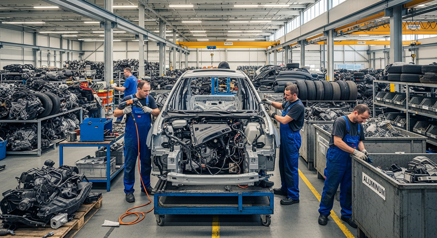 自動車のライフサイクルにおける再利用