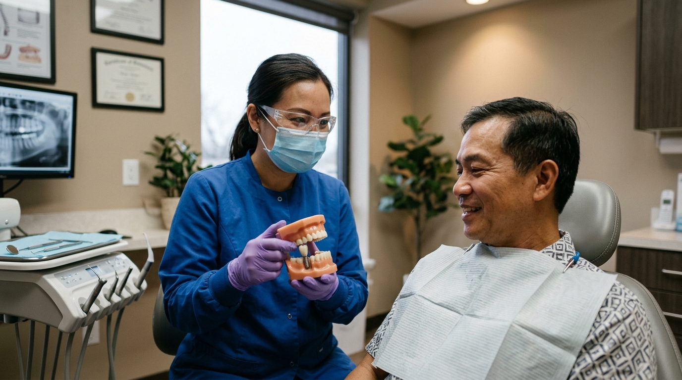 Giải pháp phục hình răng đã mất an toàn