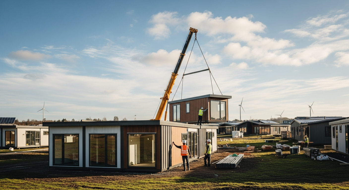 ทางเลือกที่อยู่อาศัยประหยัดพลังงานด้วยบ้านโมดูลาร์