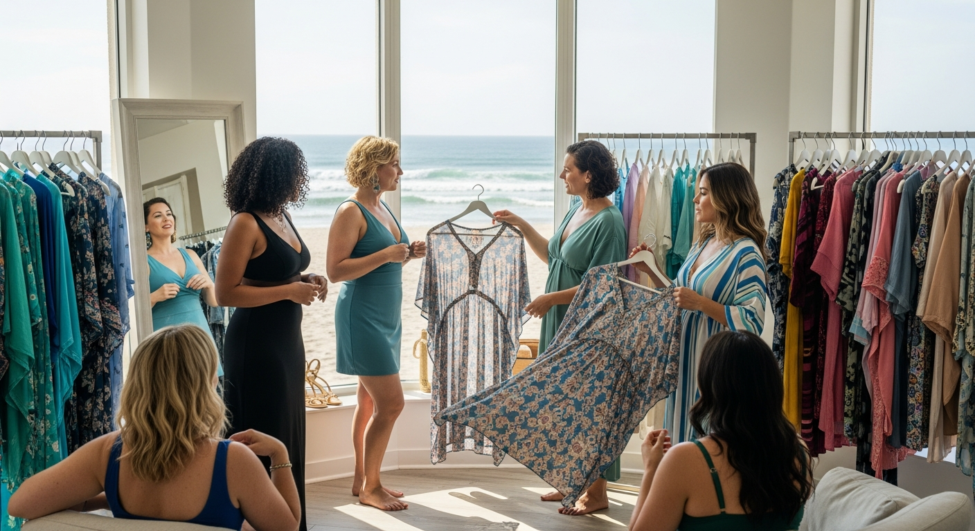 Průvodce výběrem plážového oblečení pro každou postavu