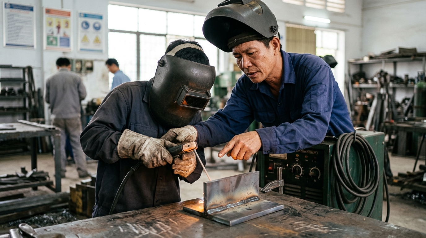 Kỹ Năng Hàn Kim Loại Cơ Bản Cho Người Mới Bắt Đầu