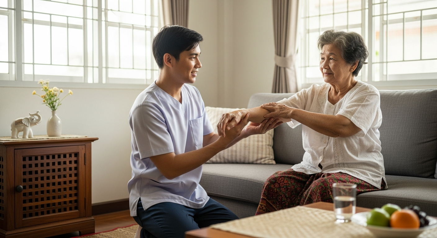 การสนับสนุนสุขภาพผู้สูงอายุในบ้าน: บทบาทผู้ดูแล