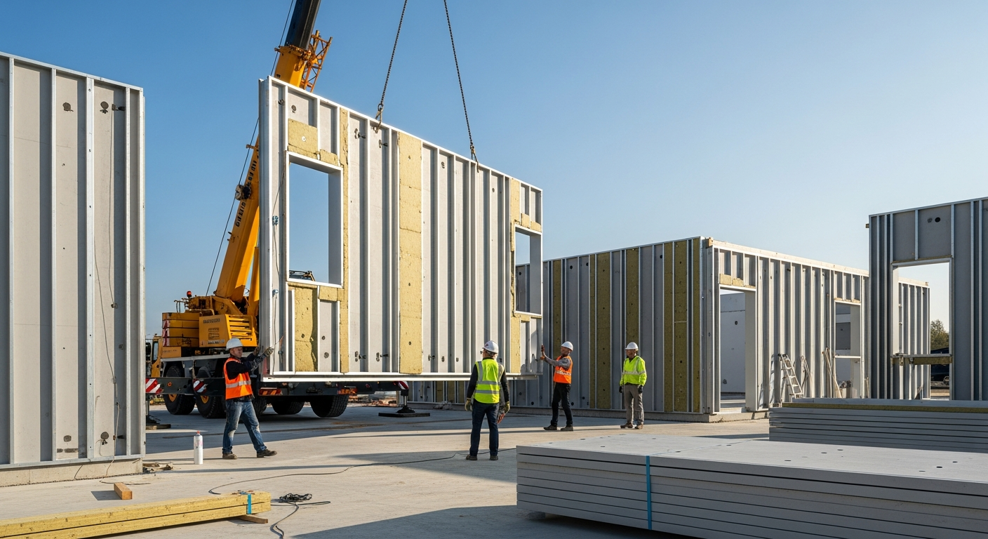 Construcții rapide cu elemente prefabricate