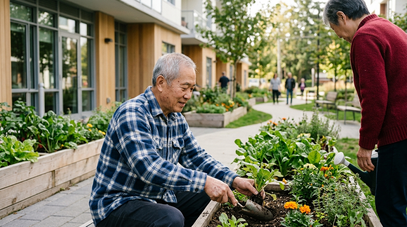 探索支持健康活力的长者居住综合体与设施