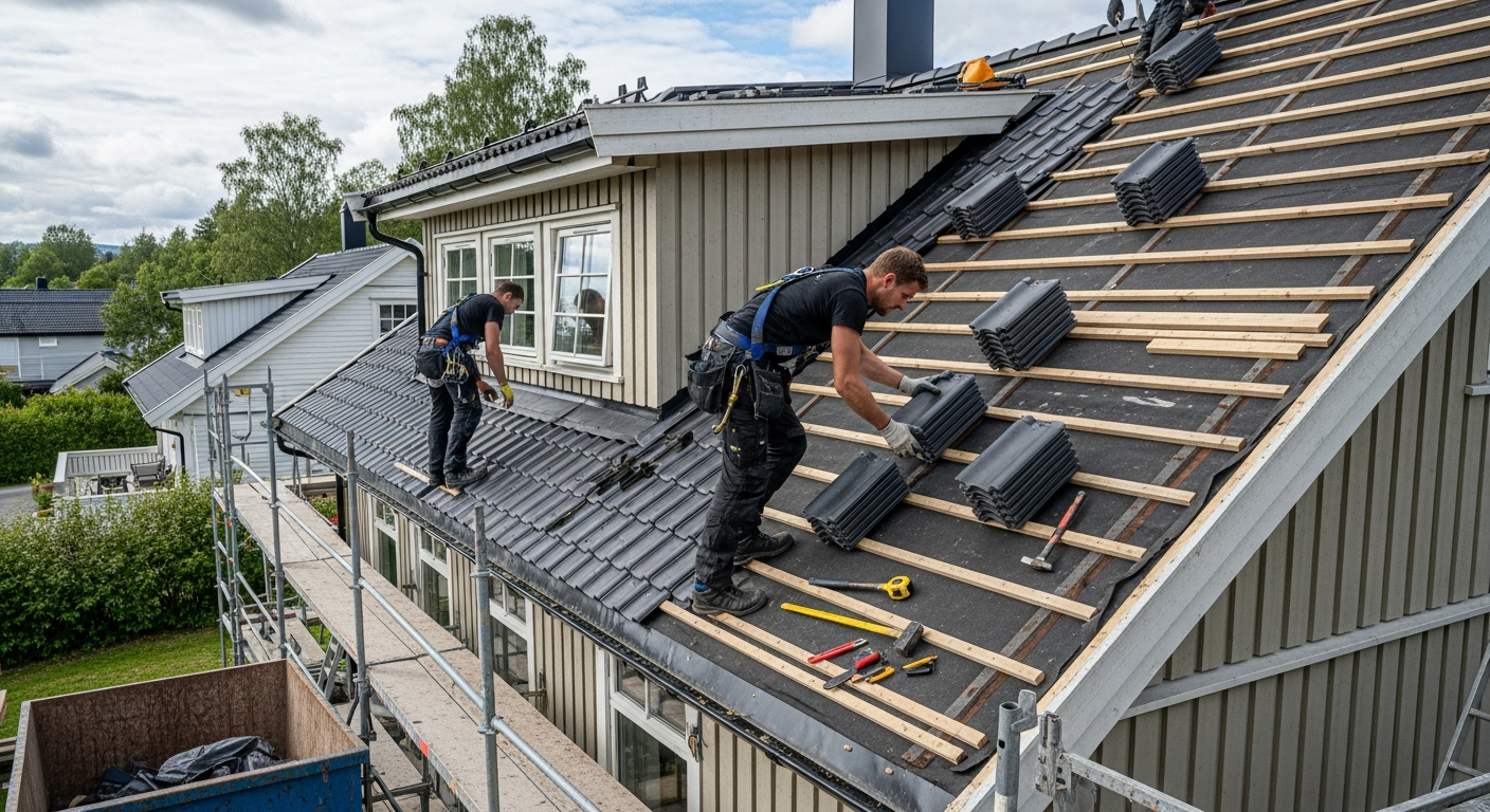 Støtteordninger for huseiere som må bytte tak
