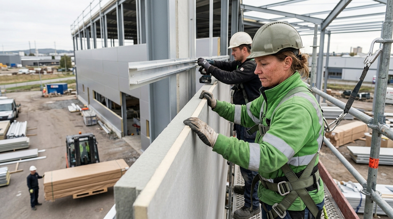 Energiasäästlikud seinakonstruktsioonid tööstushoonetele