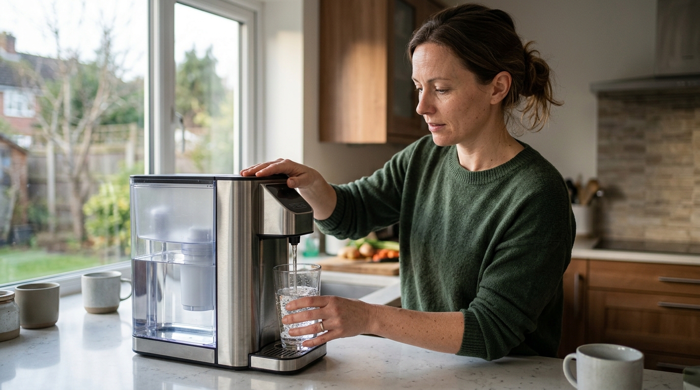 Gesunde Hydratation durch gefiltertes Wasser