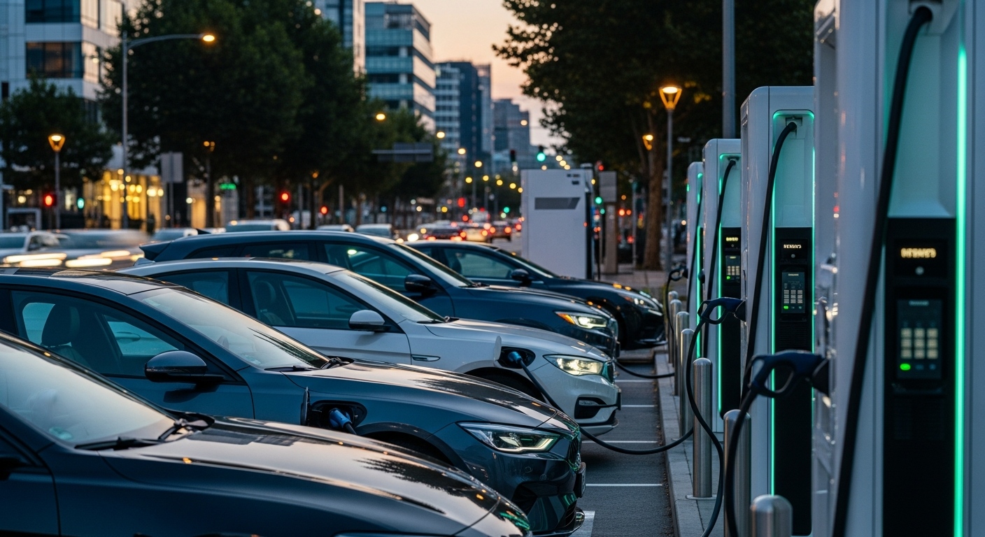 Evolução dos Pontos de Recarga para Veículos