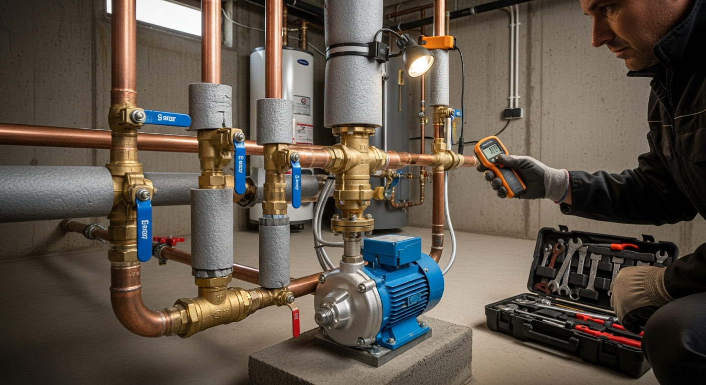 Korszerű keringető szivattyúk és szelepek