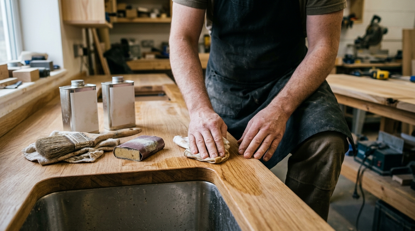 Osmo Polyx Oil vs Liberon Finishing Oil for a Hardwearing Worktop Surface