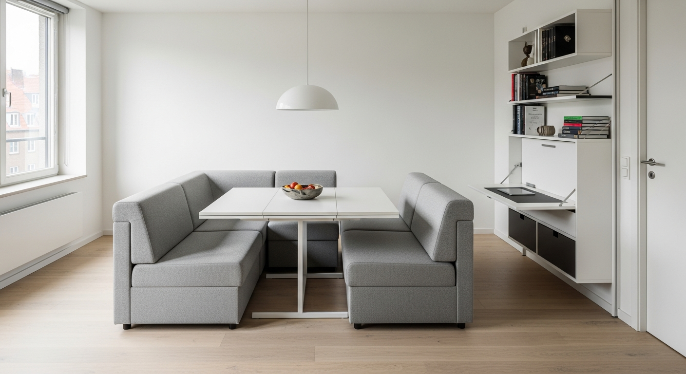 Έπιπλα που αξιοποιούν κάθε τετραγωνικό εκατοστό.