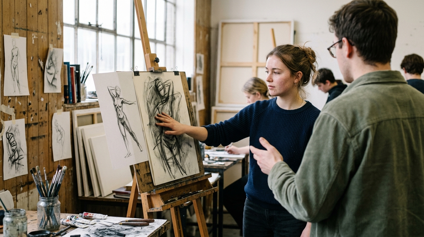 estudiar bellas artes como una segunda oportunidad para adultos