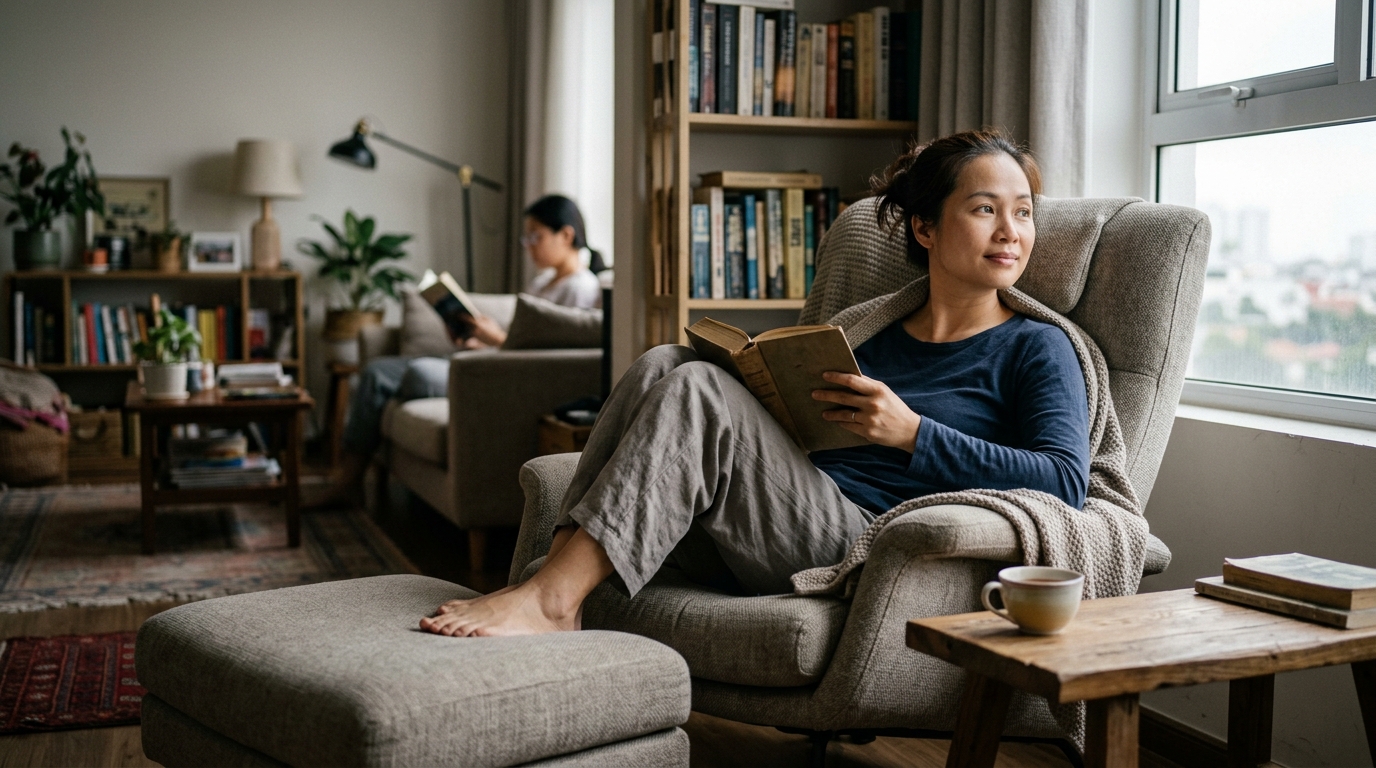 Tăng cường sự thoải mái khi thư giãn tại không gian sống